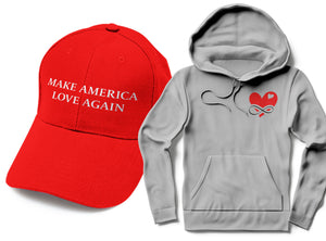 M.A.L.A. - Make America Love Again - Hoody & Cap
