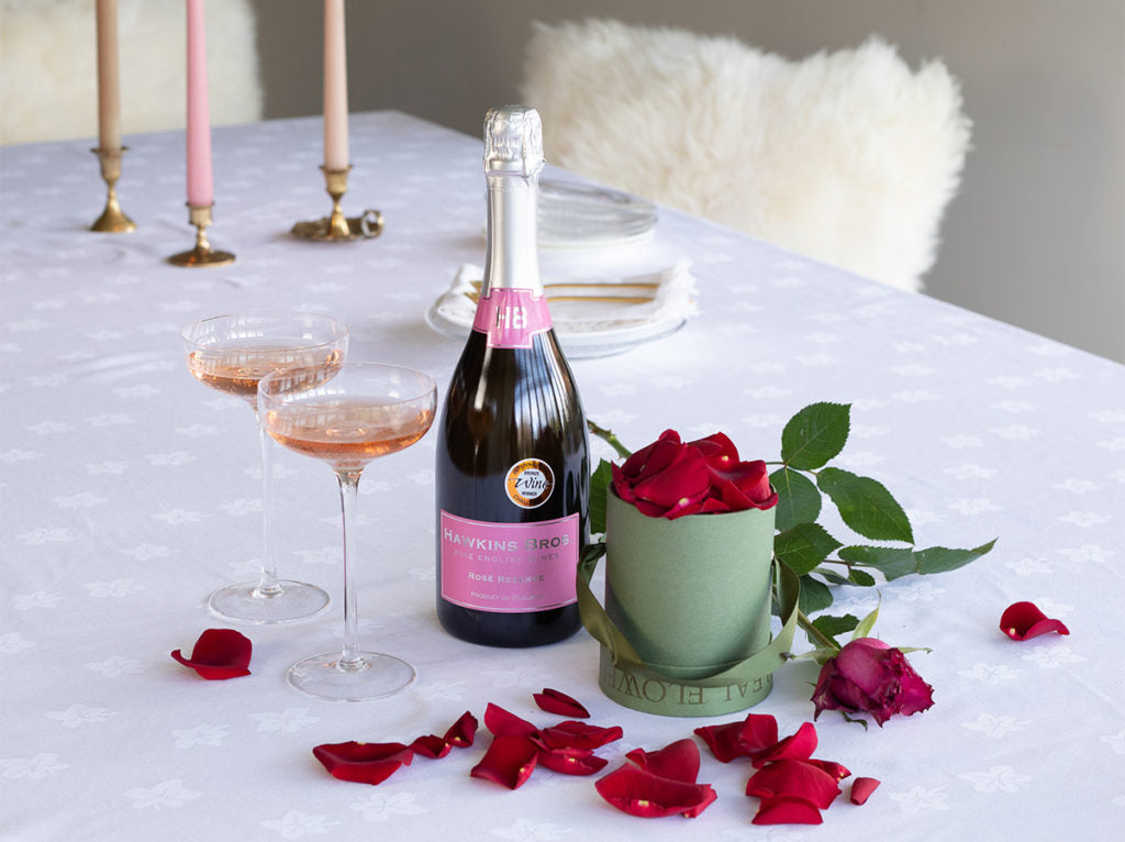Rose Petals, Mimosas & Fruit